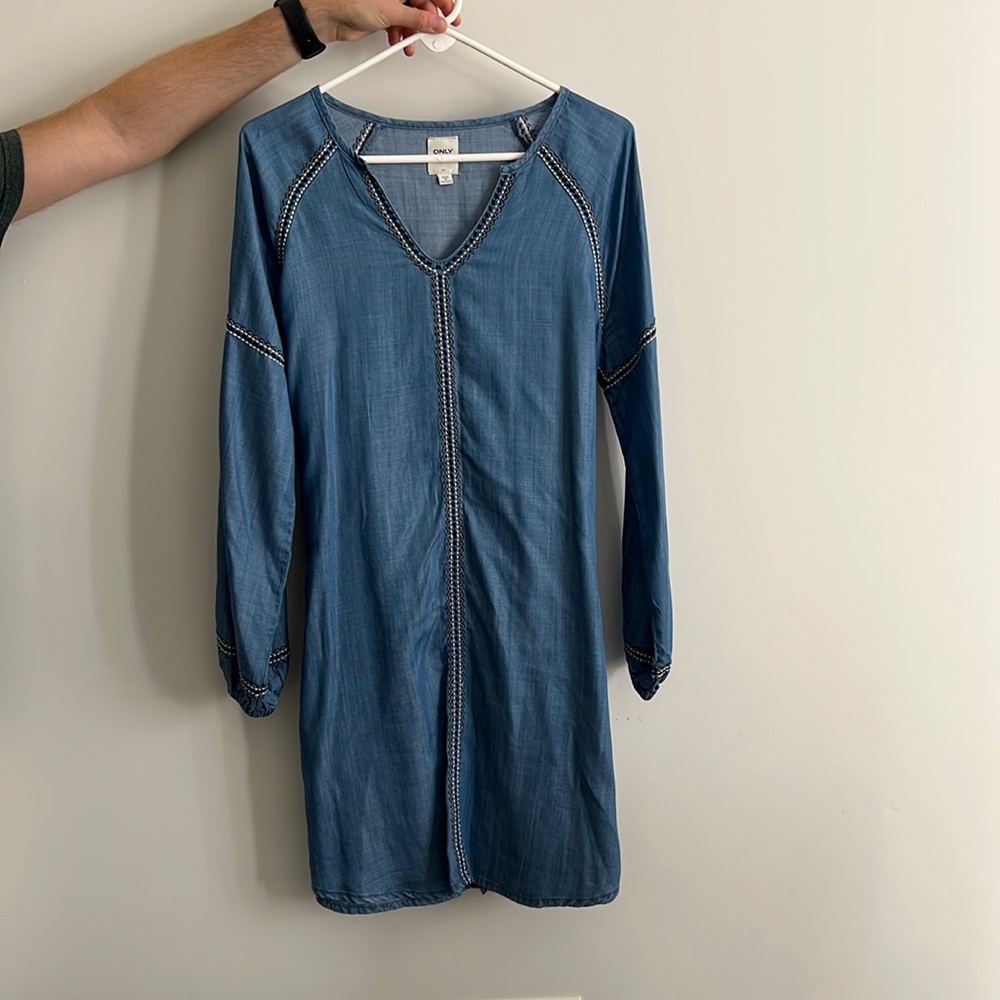Denim tunic dress